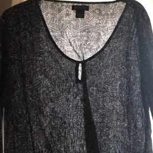 Lucky brand Paisley print top